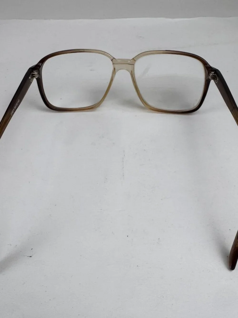 Vintage Brown Square Eyeglass Frame Optical Glasses 54-18-145 Unisex  frame only